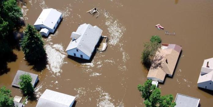 Flooded homes_overhead shot_educational_High school_HEART force