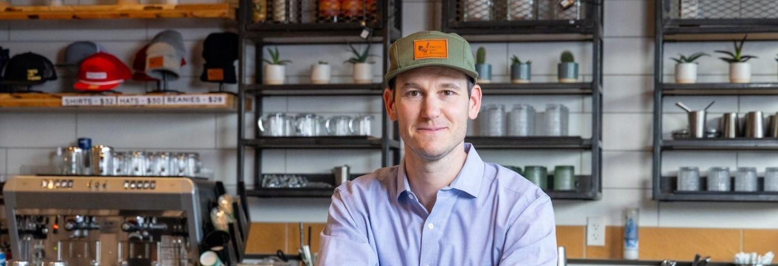 Matias Gutneckt is a CU Denver MBA grad and cofounder to Taco Uprising